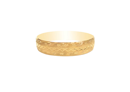 Gold Plated | Diamond Cut Bangles